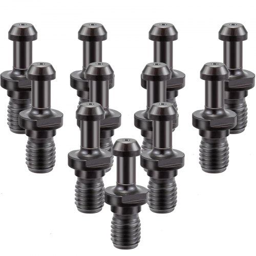 VEVOR Pull Stud, 11pcs Rigid Retention Knobs CAT 40, 90 Degree Knob with Stud, 2.24” Retention Tool, Made of 20CrMnTi for HAAS CNC Tool Holder Mitsubishi Toshiba Daewoo OKK Kitamura Kira Kia, etc.