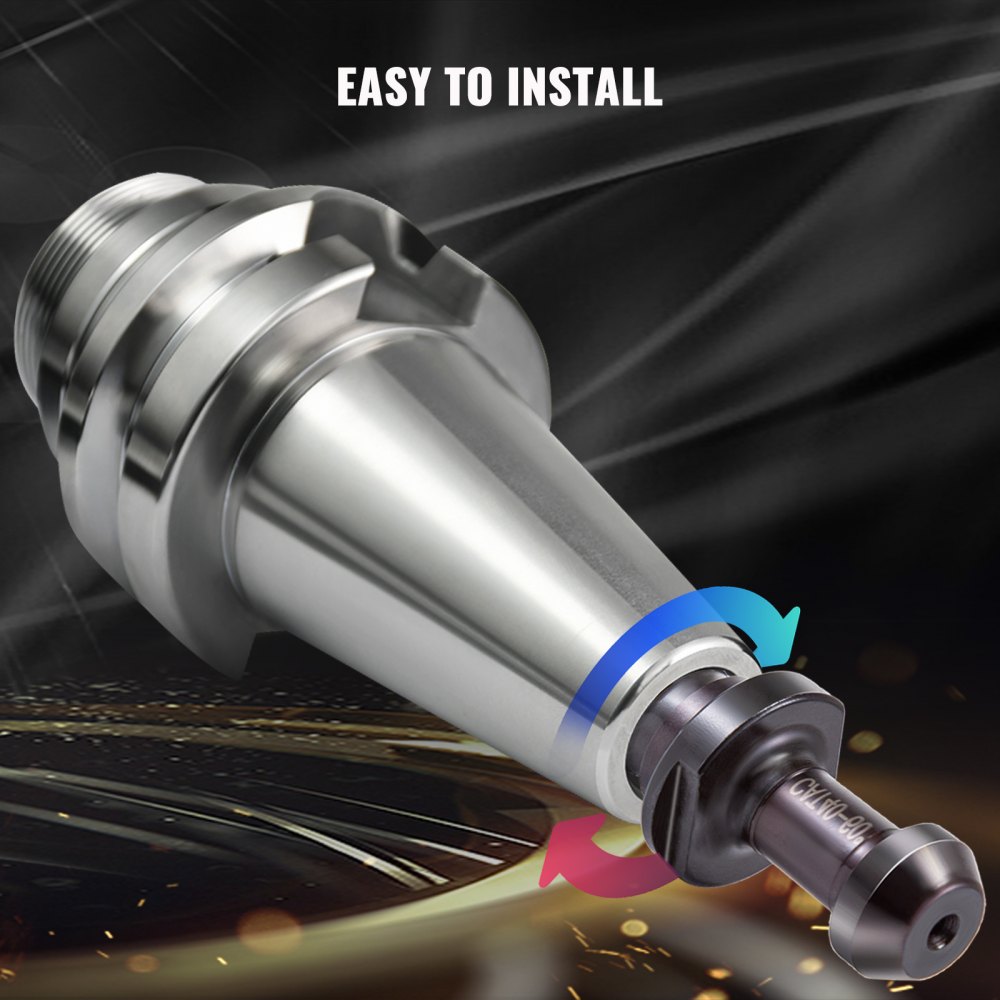 VEVOR Pull Stud, 11pcs Rigid Retention Knobs CAT 40, 90 Degree Knob with Stud, 2.24” Retention Tool, Made of 20CrMnTi for HAAS CNC Tool Holder Mitsubishi Toshiba Daewoo OKK Kitamura Kira Kia, etc.