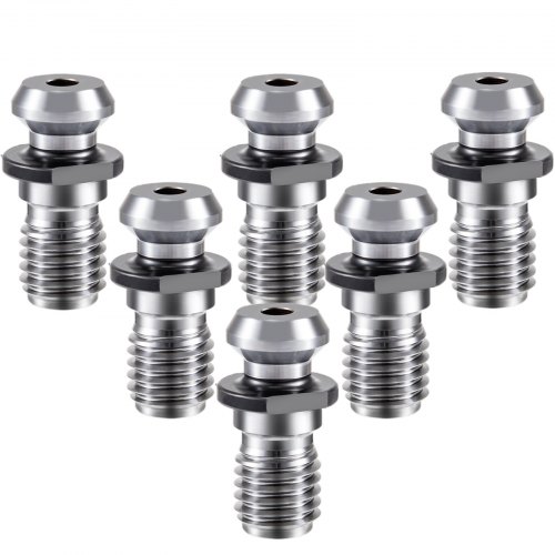 VEVOR Pull Stud, 6pcs CAT40 Rigid Retention Knobs 45 Degree Knob,1.63'' Retention Tool for HAAS CNC Tool Holder Mitsubishi Toshiba