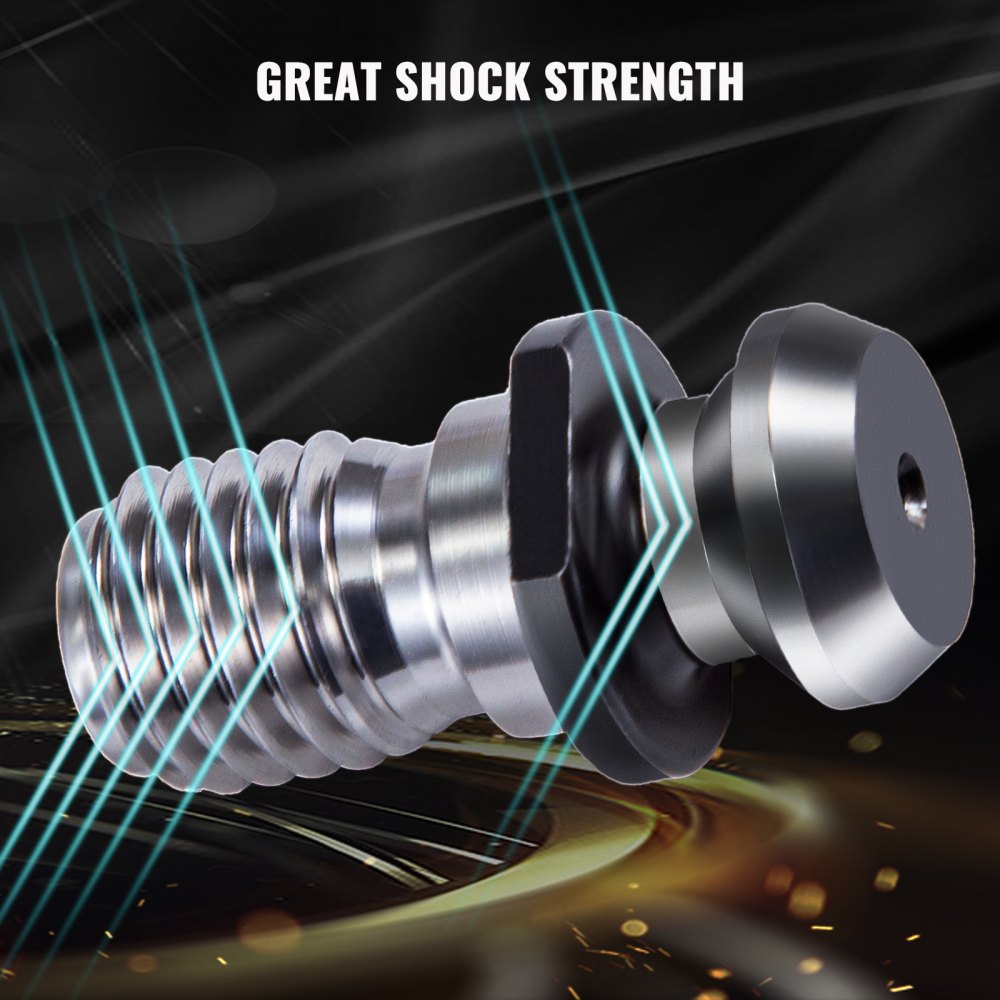 VEVOR Pull Stud, 6pcs CAT40 Rigid Retention Knobs 45 Degree Knob,1.63'' Retention Tool for HAAS CNC Tool Holder Mitsubishi Toshiba