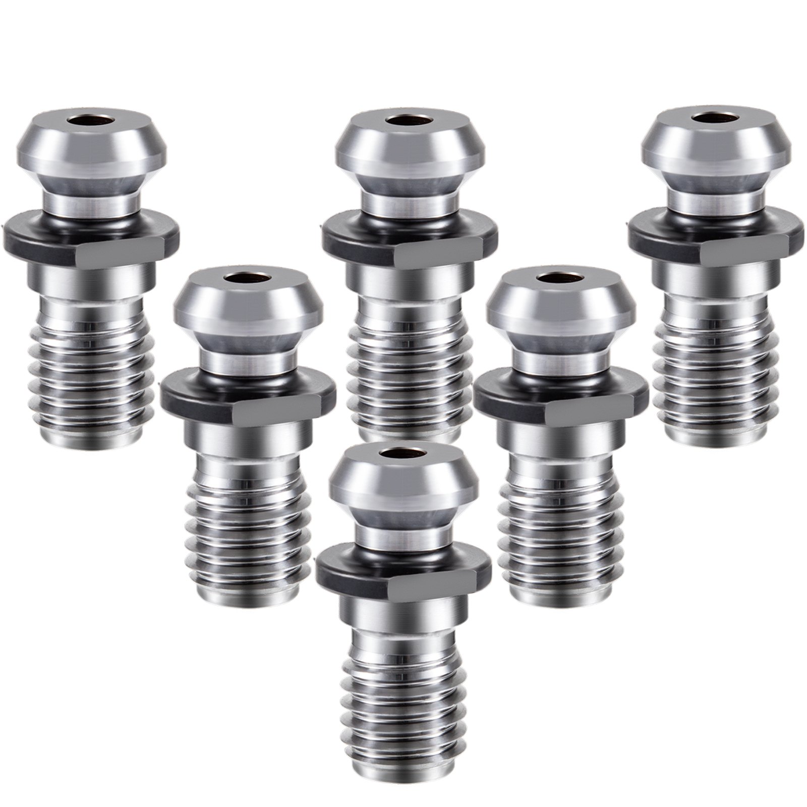 VEVOR Pull Stud, 6pcs CAT40 Rigid Retention Knobs 45 Degree Knob,1.63'' Retention Tool for HAAS CNC Tool Holder Mitsubishi Toshiba