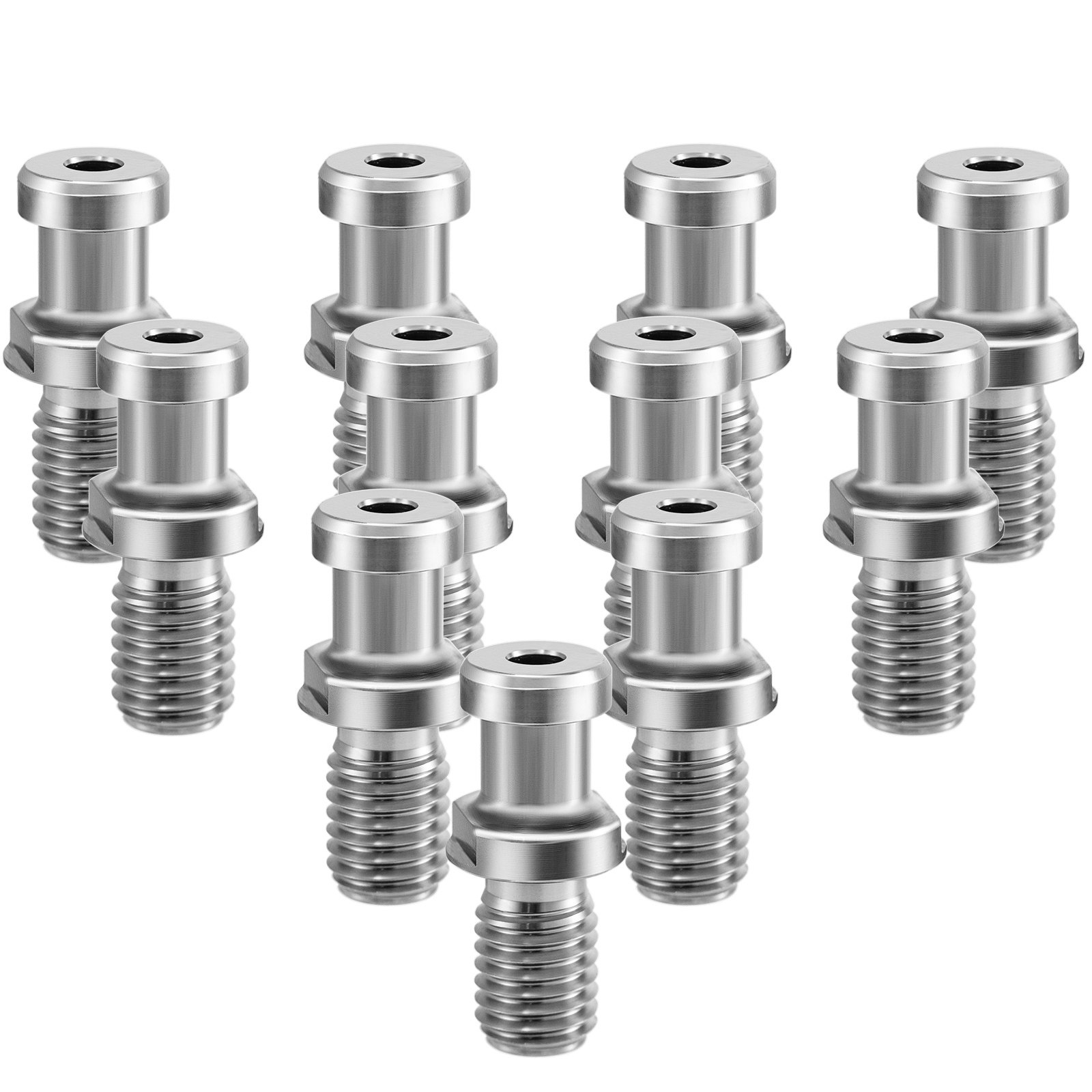 VEVOR Pull Stud, 11pcs CAT40 Rigid Retention Knobs, 75 Degree Knob, 2'' Retention Tool for HAAS CNC Tool Holder Mitsubishi Toshiba