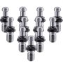 VEVOR Pull Stud, 11pcs Rigid Retention Knobs CAT 40, 45 Degree Knob with Stud, 2.28” Retention Tool, Made of 20CrMnTi for HAAS CNC Tool Holder Mitsubishi Toshiba Daewoo OKK Kitamura Kira Kia, etc.