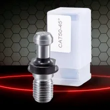 VEVOR Pull Stud, 11pcs Rigid Retention Knobs CAT 40, 45 Degree Knob with Stud, 2.28” Retention Tool, Made of 20CrMnTi for HAAS CNC Tool Holder Mitsubishi Toshiba Daewoo OKK Kitamura Kira Kia, etc.