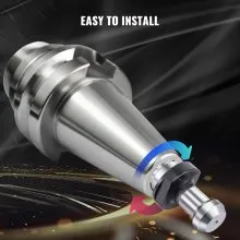 VEVOR Pull Stud, 11pcs Rigid Retention Knobs CAT 40, 45 Degree Knob with Stud, 2.28” Retention Tool, Made of 20CrMnTi for HAAS CNC Tool Holder Mitsubishi Toshiba Daewoo OKK Kitamura Kira Kia, etc.