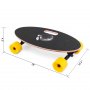 VEVOR 19 Inch Longboard Skateboard 440LBS Strong 7 Ply Russian Maple Complete Skateboard Cruiser Skateboard with Handle for Beginners and Pro (Orange Sweet Orange)