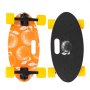 VEVOR 19 Inch Longboard Skateboard 440LBS Strong 7 Ply Russian Maple Complete Skateboard Cruiser Skateboard with Handle for Beginners and Pro (Orange Sweet Orange)
