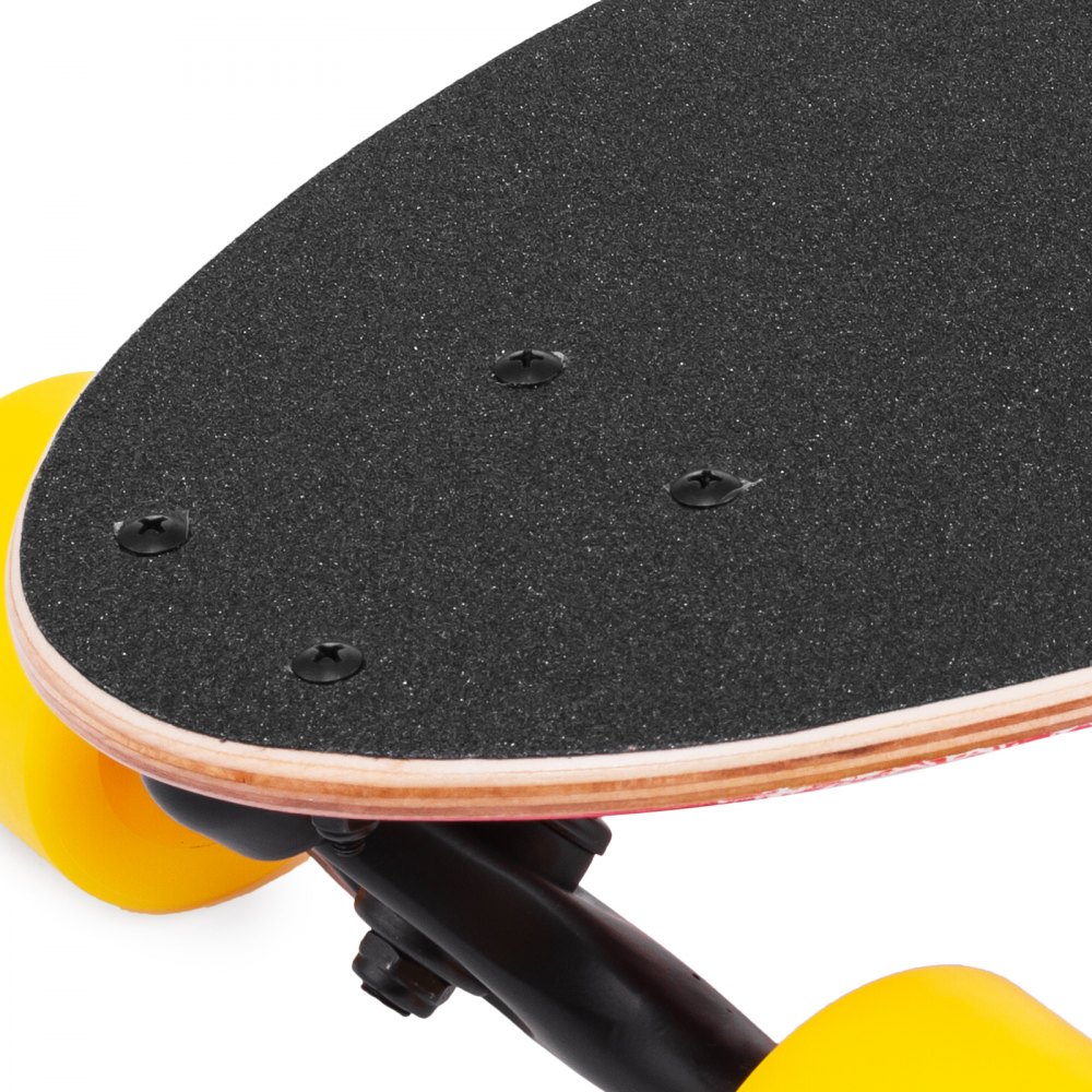 19" Mini Cruiser Skateboard Deck Complete Mini Longboard Retro Fast Street