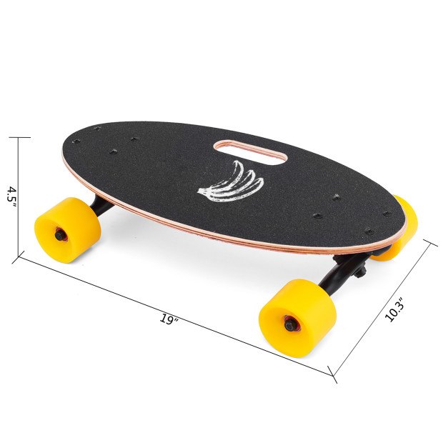 19" Mini Cruiser Skateboard Deck Complete Mini Longboard Retro Fast Street
