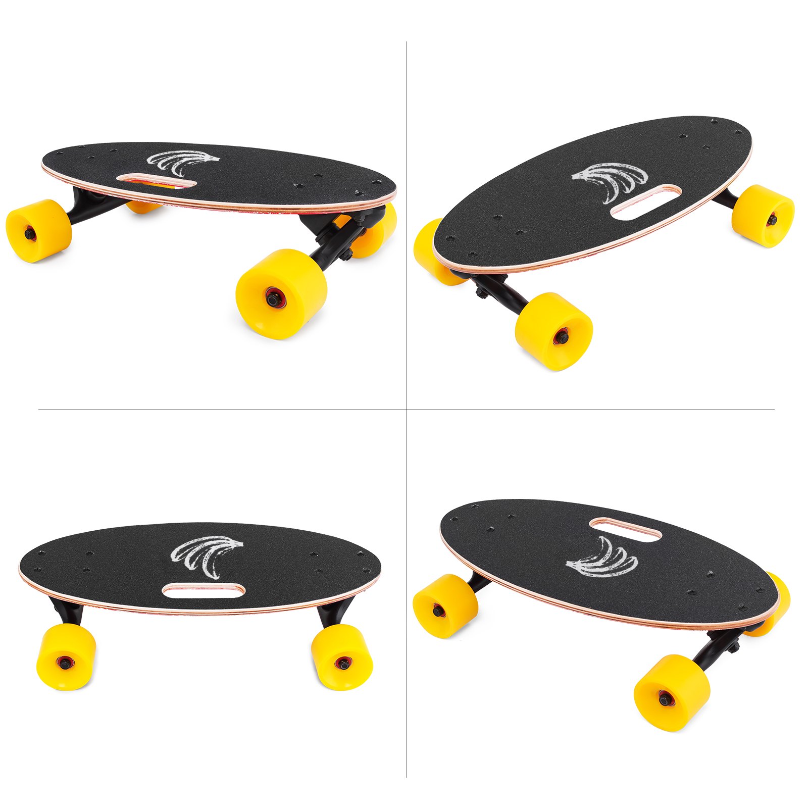 19" Mini Cruiser Skateboard Deck Complete Mini Longboard Retro Fast Street