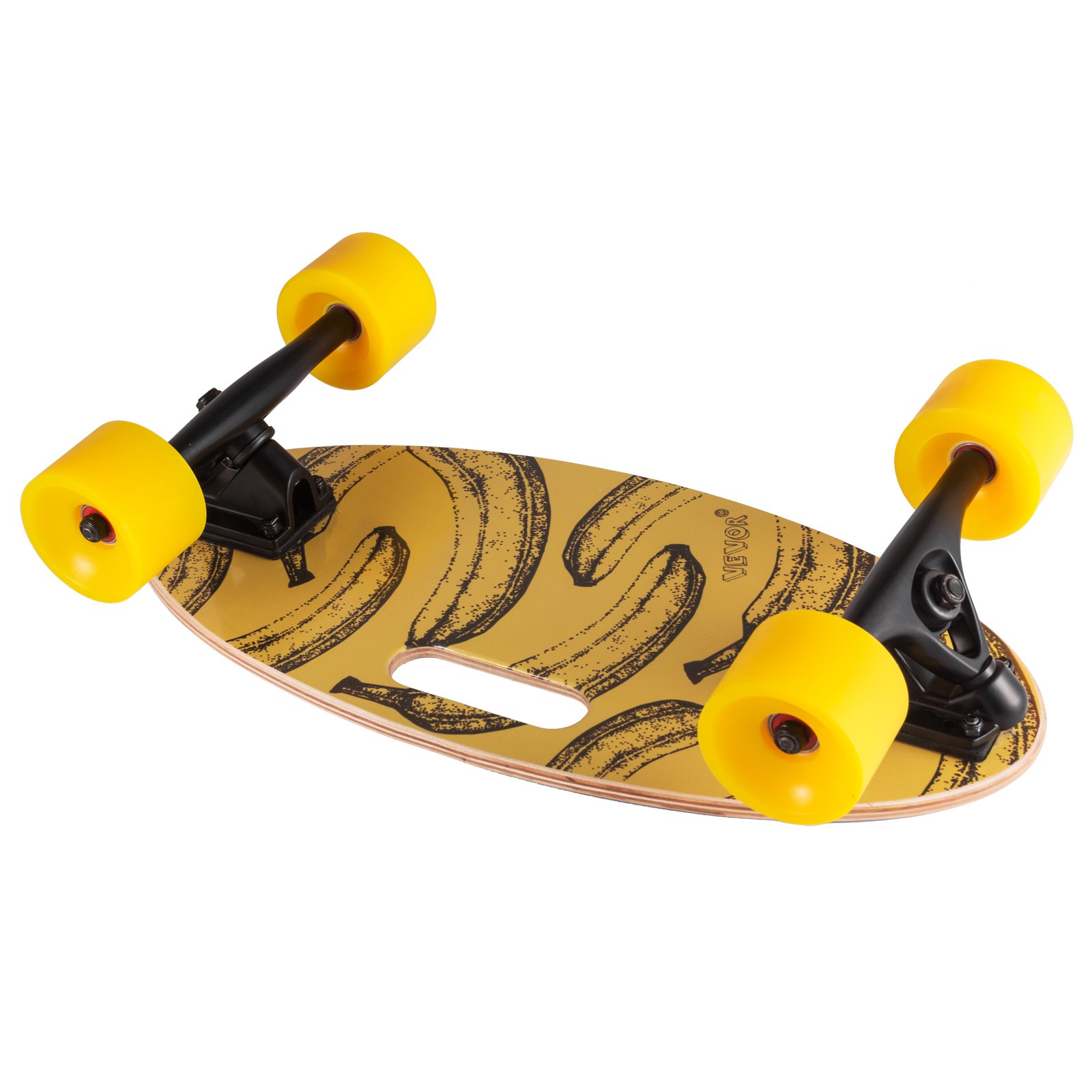 19" Mini Cruiser Skateboard Deck Complete Mini Longboard Retro Fast Street