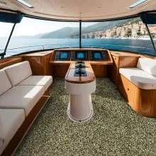 VEVOR Boat Flooring, EVA Foam Boat Decking 94.5" x 35.4", Non-Slip Self-Adhesive Flooring, 23.2 sq.ft Marine Carpet for Boats, Yacht, Pontoon, Kayak Decking