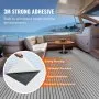 VEVOR Boat Flooring, EVA Foam Boat Decking 94.5" x 35.4", Non-Slip Self-Adhesive Flooring, 23.2 sq.ft Marine Carpet for Boats, Yacht, Pontoon, Kayak Decking