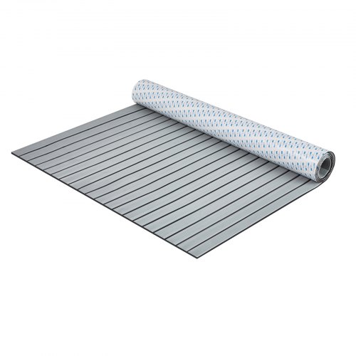 VEVOR Boat Flooring, EVA Foam Boat Decking 240 x 116.1 cm, Non-Slip Self-Adhesive Flooring, 2.78 m² Marine Carpet for Boats, Yacht, Pontoon, Kayak Decking