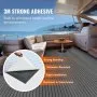 VEVOR Boat Flooring, EVA Foam Boat Decking 94.5" x 17.7", Non-Slip Self-Adhesive Flooring, 11.6 sq.ft Marine Carpet for Boats, Yacht, Pontoon, Kayak Decking