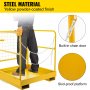 Forklift Safety Cage 34''x34'' Forklift Work Platform 900lbs Collapsible