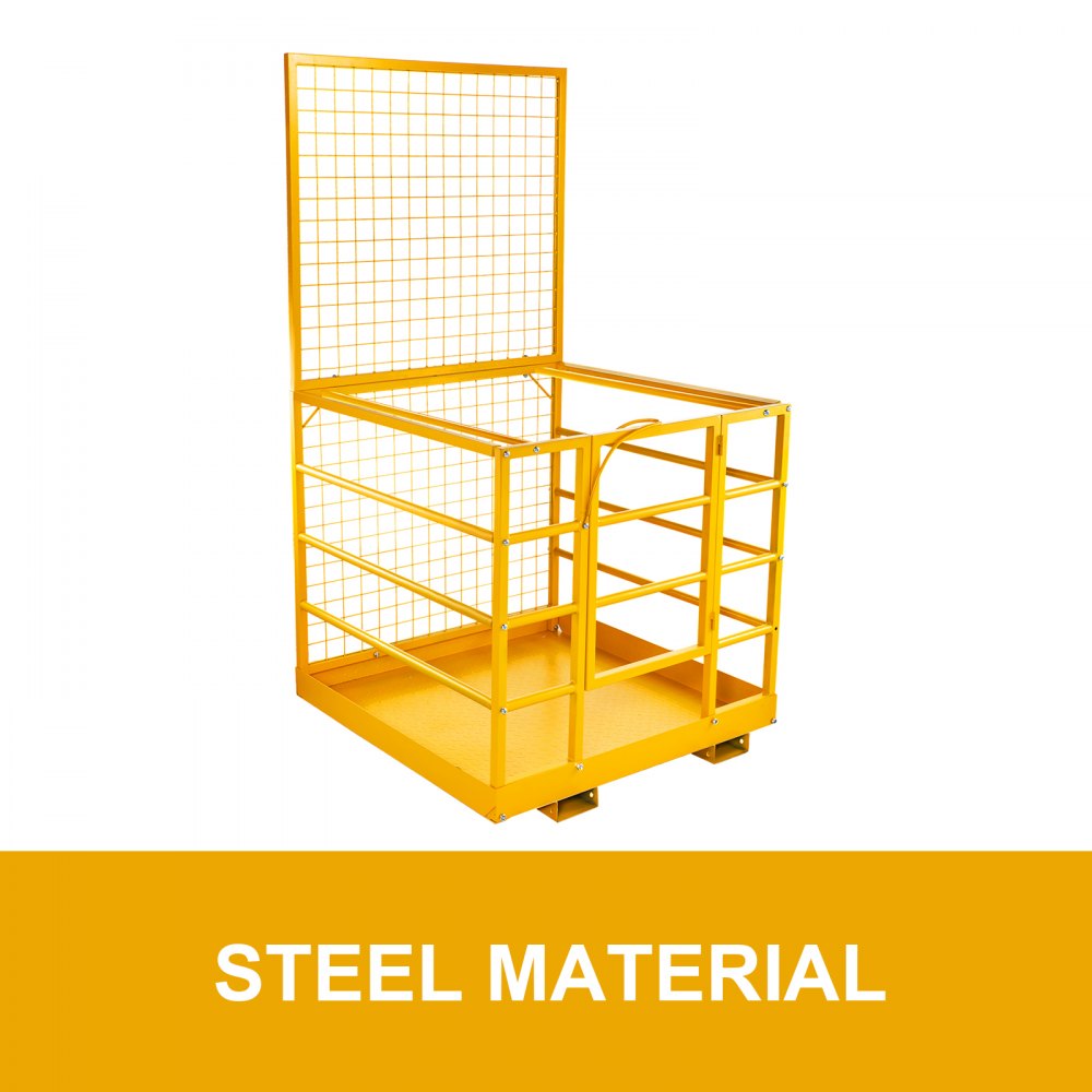45"'x43" Forklift Work Platform Safety Cage Platform Protection Rust-free