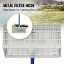 VEVOR Sand Rake, 165 inches Pole Beach Rake, Blue Lake Weed Rakes, 16" Aquatic Weeds Muck Sand Flea Rakes, Weed Cleaning Tool for Beach Lake Pond River Landscaping with Detachable Pole Rope Net