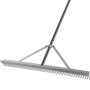 VEVOR Weed Rake, Black Lake Weed Cutter, 11’ Uproots Aquatic Weeds Muck Silt Lake Rakes, 36” Lake Weed Rake for Lake Pond Beach and Landscaping, Weed Roller Rake with Extension Pole and Rope