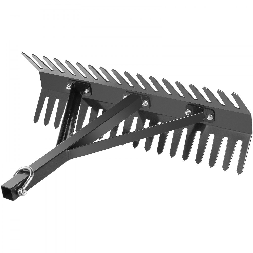 VEVOR Pond Rake Aquatic Weed Rake 122cm Double Sided Lake Weed Cutter 20m Rope