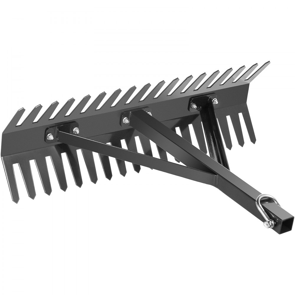 VEVOR Pond Rake Aquatic Weed Rake 122cm Double Sided Lake Weed Cutter 20m Rope