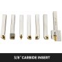 Indexable Carbide Toolsindustrial Lathe Tools 3/8-inch Galvanized For Lathe7pcs