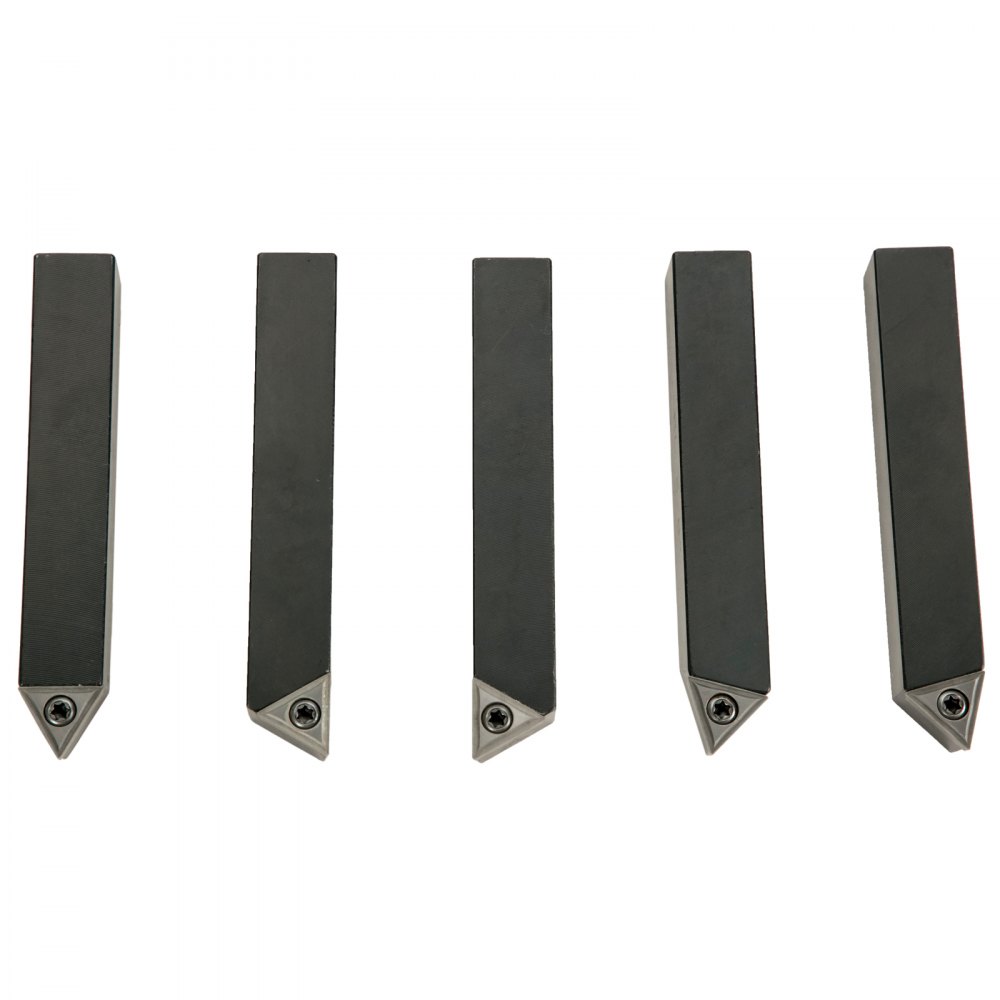 5pcs Indexable Carbide 5/8" 16mm Lathe Tools Lathe Tool Industrial Turning