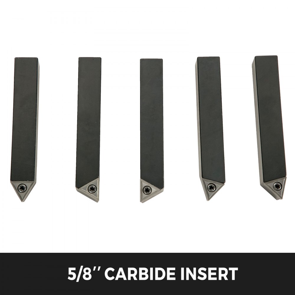 5pcs Indexable Carbide 5/8" 16mm Lathe Tools Lathe Tool Industrial Turning