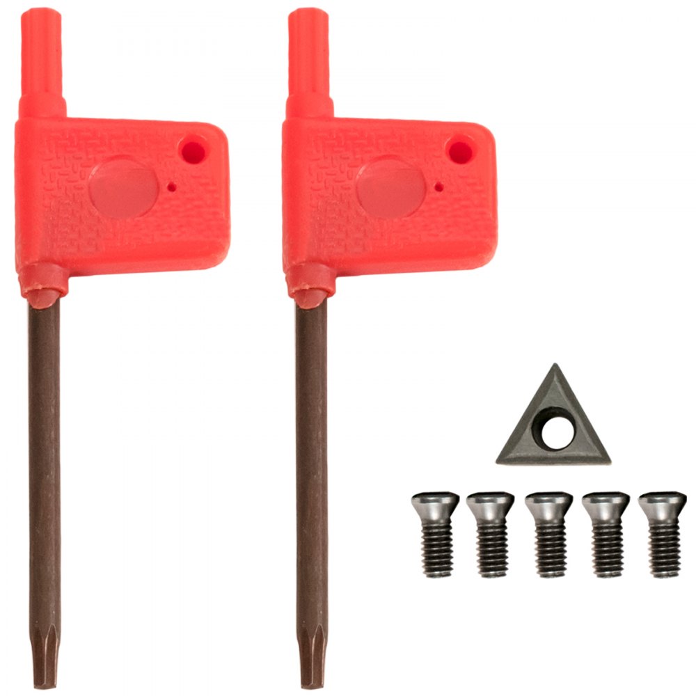 5pcs Indexable Carbide 5/8" 16mm Lathe Tools Lathe Tool Industrial Turning