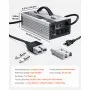 Cargador de batería VEVOR para montacargas, 36 V, 30 A, totalmente automático, inteligente, de plomo-ácido, de 24 V con enchufe Anderson, ventilador de refrigeración y pantalla OLED, para carretilla elevadora, carrito de golf y fregadora de suelos.