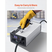 VEVOR Forklift Battery Charger Smart Automatic 36V 30A Fast Charger Portable