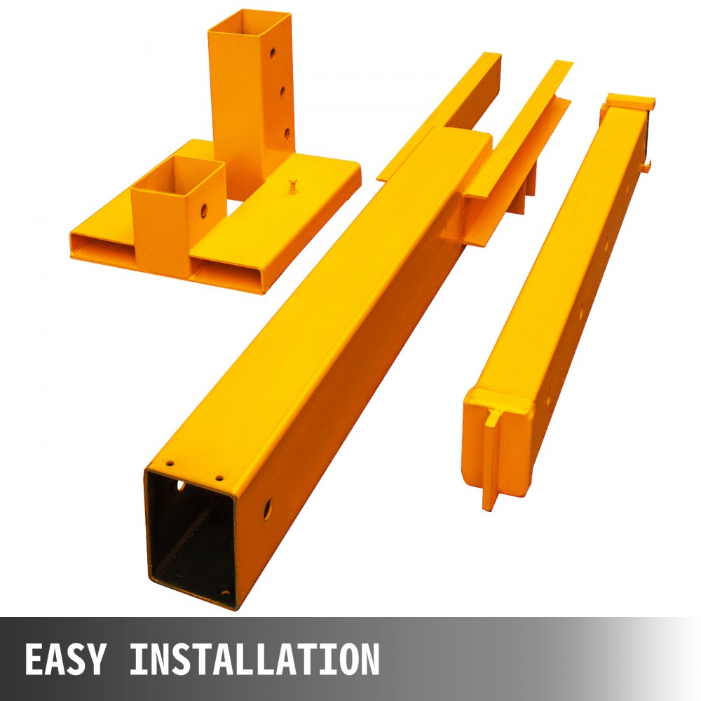 VEVOR Forklift Mobile Crane 6000lbs/3T Capacity, Forklift Crane Attachment 2 Hooks, Forklift Lifting Hoist with Truss Jib Boom, Forklift Extension, Forklift Boom Attachment Towing Handling Equipment