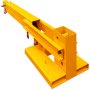 VEVOR Forklift Mobile Crane 6000lbs/3T Capacity, Forklift Crane Attachment 2 Hooks, Forklift Lifting Hoist with Truss Jib Boom, Forklift Extension, Forklift Boom Attachment Towing Handling Equipment