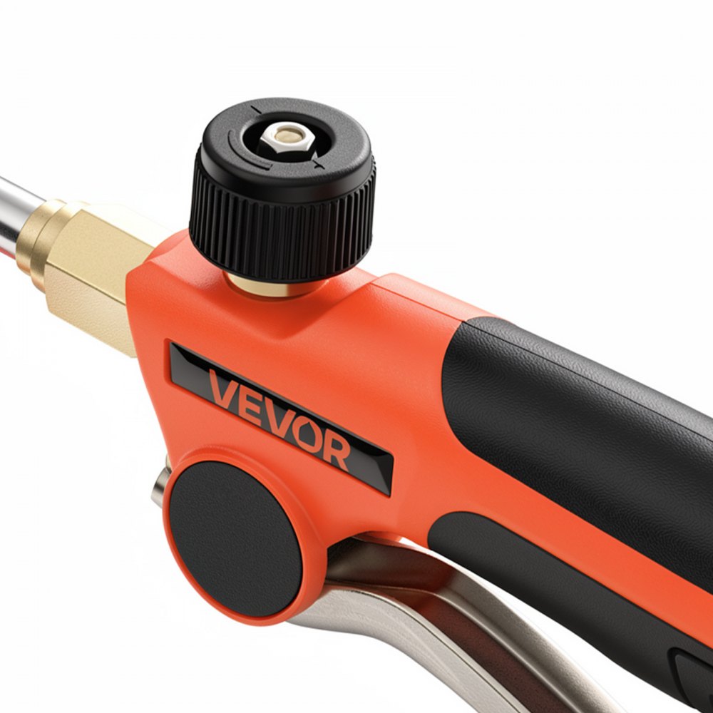 VEVOR Propane Torch Weed Burner 950 mm 270,000 BTU Output with 3.8 m Hose, for Garden Road Ice Snow Melting, Adjustable Flame, Heavy Duty Blow Torch with Turbo Trigger & Self Igniter, Flamethrower