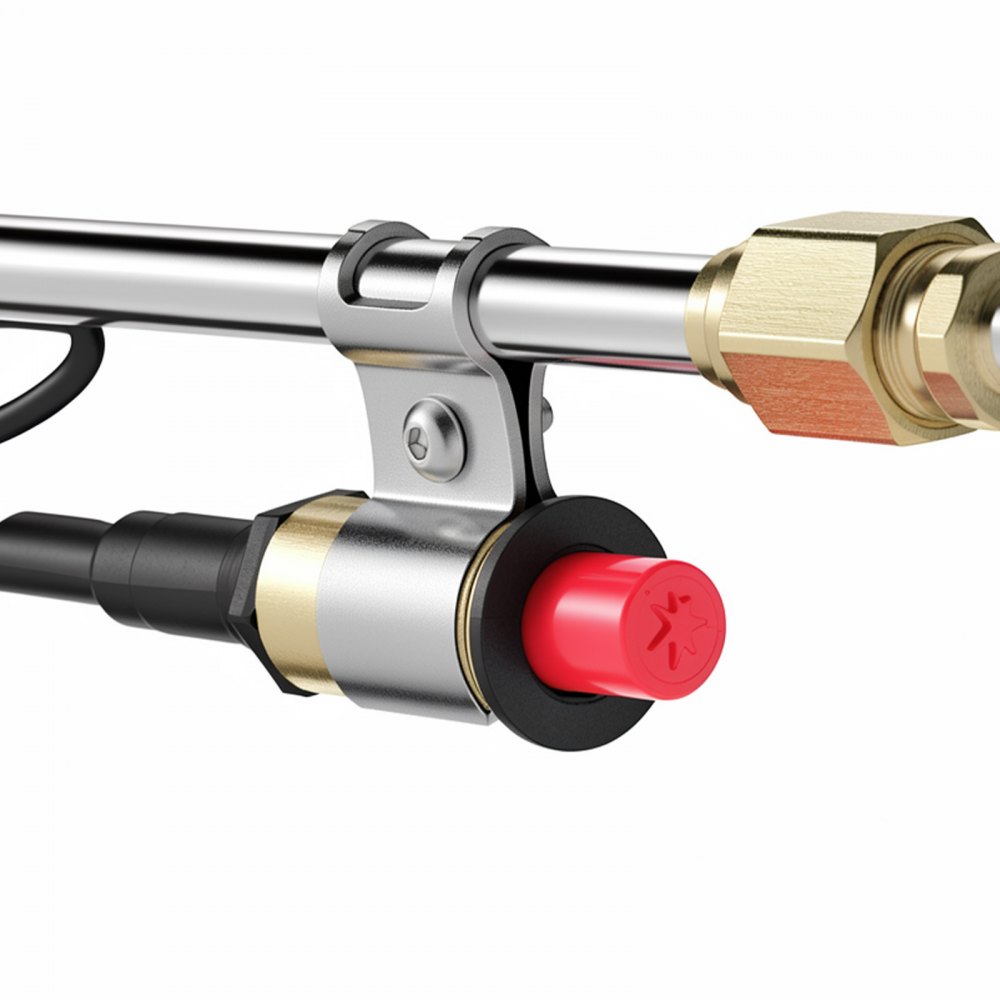 VEVOR Propane Torch Weed Burner 950 mm 270,000 BTU Output with 3.8 m Hose, for Garden Road Ice Snow Melting, Adjustable Flame, Heavy Duty Blow Torch with Turbo Trigger & Self Igniter, Flamethrower