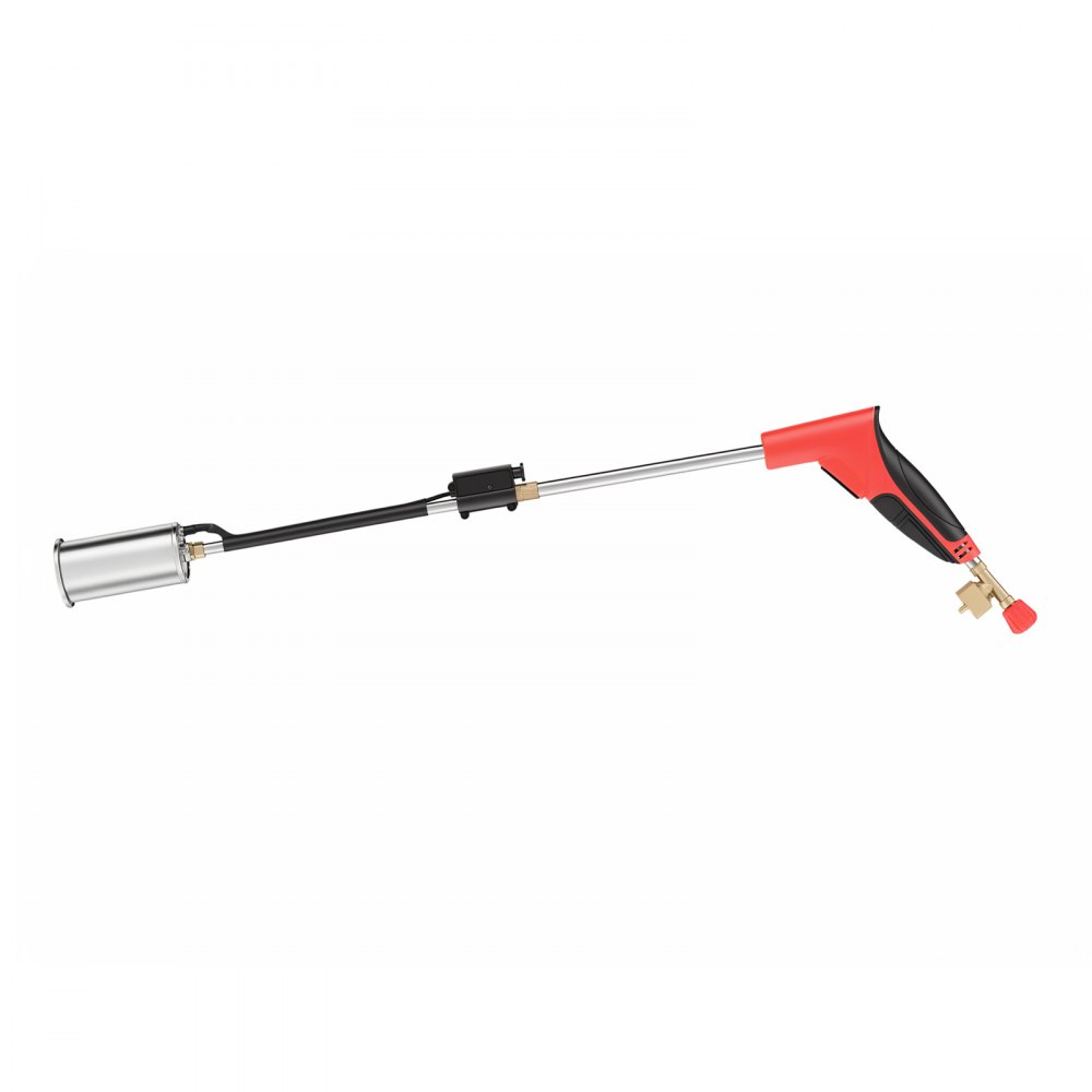 VEVOR Propane Torch Weed Burner 45,000 BTU High Output 770 mm Detachable, for Garden Weed Burning & Road Ice Snow Melting, Adjustable Flame, Heavy Duty Blow Torch with Self Igniter, Flamethrower