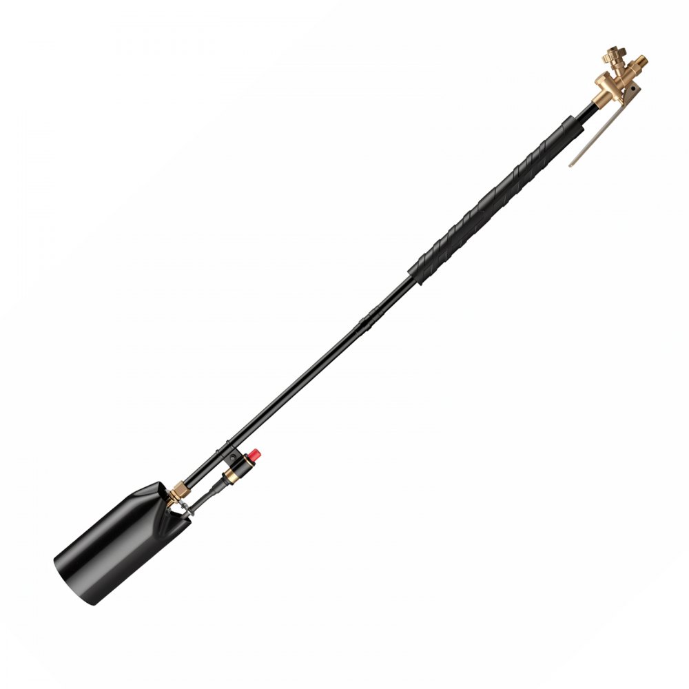 VEVOR Propane Torch Weed Burner 935 mm 600,000 BTU Output with 3 m Hose, for Garden Road Ice Snow Melting, Adjustable Flame, Heavy Duty Blow Torch with Turbo Trigger & Self Igniter, Flamethrower