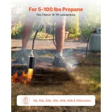 Propane Weed Torch Burner Ice Snow Melter 1800000 BTU 10ft Hose Blow Torch