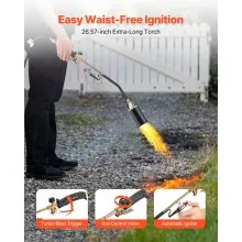 Propane Weed Torch Burner Ice Snow Melter 1800000 BTU 10ft Hose Blow Torch