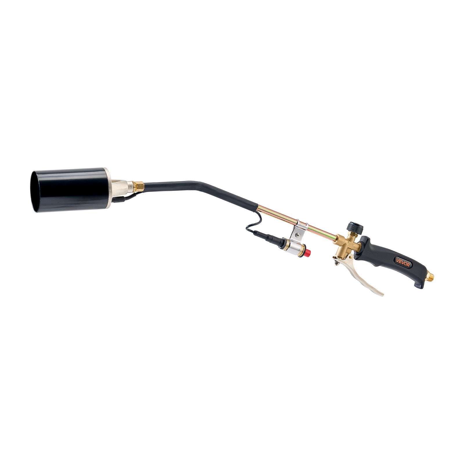 VEVOR Propane Torch Weed Burner, High Output 1,800,000 BTU with 3 m Hose, Heavy Duty Blow Torch with Adjustable Flame & Turbo Trigger Push Button Auto Igniter, Flamethrower for Garden Ice Snow Road