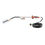 VEVOR Propane Torch Weed Burner, High Output 2,400,000 BTU with 10 ft Hose, Heavy Duty Blow Torch with Adjustable Flame and Turbo Trigger Push Button Igniter, Flamethrower Kit for Garden Ice Snow Road