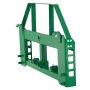 VEVOR Skid Steer Pallet Frame, 4000 lbs Rated Load Capacity, 45-inch Pallet Fork Frame Attachments with 2-inch Hitch Receiver & Spear Sleeves, Fit for John Deere Loaders Quick Attach Mount, Frame Only