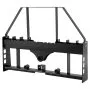 VEVOR Skid Steer Pallet Fork Frame, 4000 lbs Rated Capacity, 45-inch Pallet Fork Frame Attachments with 2-inch Hitch Receiver & Spear Sleeves, Fit for Quick Attach Tractor Loaders, Frame Only