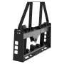 VEVOR Skid Steer Pallet Fork Frame, 4000 lbs Rated Capacity, 45-inch Pallet Fork Frame Attachments with 2-inch Hitch Receiver & Spear Sleeves, Fit for Quick Attach Tractor Loaders, Frame Only