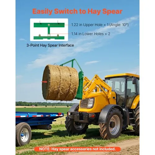 Kaubaaluste kahvlid traktorile 1814 kg, 1065 mm, John Deere — pilt 4