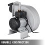 1hp Industrial Dust Collector 537 Cfm W/ 15 Gallon 30 Micron Bag Wall Mount