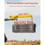 Adjustable Forklift Jib Boom Crane 6000lbs Forklift Mobile Crane with 2 Hooks