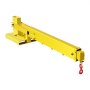 VEVOR Forklift Jib Boom Crane, 6000lbs Capacity, Manual Telescoping Boom Extends Up to 56.1 inches, Forklift Mobile Crane with 2 Hooks, Adjustable Forklift Crane Attachment for Warehouse, Factories