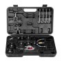 VEVOR Brake Master Bleeder Kit, 12 Pcs, Professional Brake Bleeder Adapter Set with Complete Kit & Handle, Durable Brake Bleeder Adapter for Brake Fluid Filling Fit for Most New & Old Vehicles