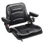 VEVOR Universal Forklift Seat Tractor Seat Adjustable Back Seatbelt Armrests